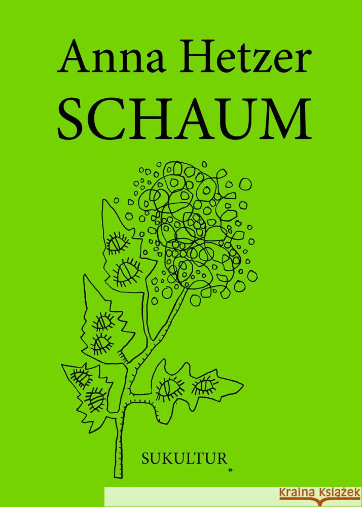 Schaum Hetzer, Anna 9783955661526 SUKULTUR Verlag