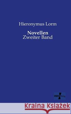 Novellen: Zweiter Band Hieronymus Lorm 9783956106682 Vero Verlag