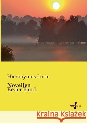 Novellen: Erster Band Hieronymus Lorm 9783956109614 Vero Verlag