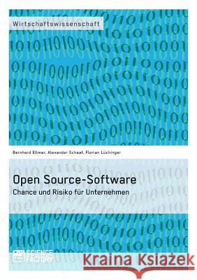 Open Source-Software. Chance und Risiko für Unternehmen Lüchinger, Florian 9783956870866 Grin Verlag