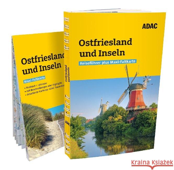 ADAC Reiseführer plus Ostfriesland und Ostfriesische Inseln : mit Maxi-Faltkarte zum Herausnehmen Lammert, Andrea 9783956895272