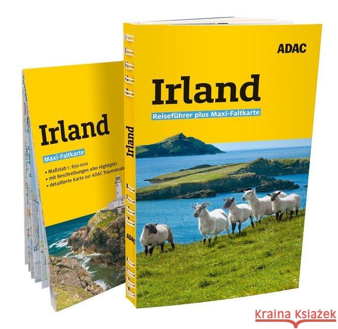 ADAC Reiseführer plus Irland : mit Maxi-Faltkarte zum Herausnehmen Lohs, Cornelia 9783956897443 ADAC Verlag