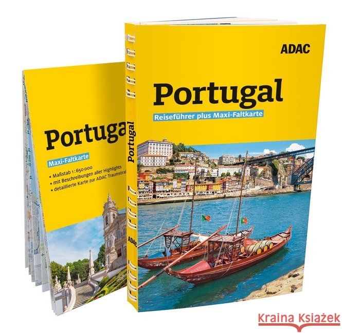 ADAC Reiseführer plus Portugal : mit Maxi-Faltkarte zum Herausnehmen Schetar, Daniela; Köthe, Friedrich 9783956897504