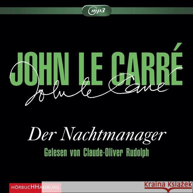 Der Nachtmanager, 3 MP3-CDs : Ungekürzte Lesung Le Carré, John 9783957130341 Hörbuch Hamburg