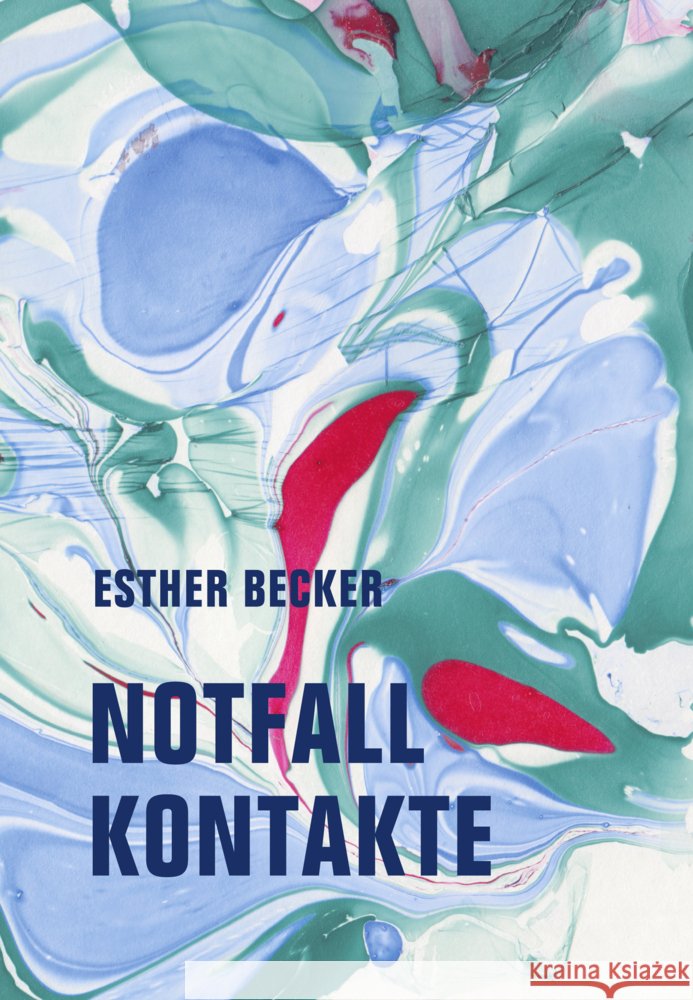 Notfallkontakte Becker, Esther 9783957326256