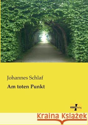 Am toten Punkt Johannes Schlaf 9783957381934 Vero Verlag
