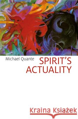 Spirit's Actuality Quante, Michael 9783957431325