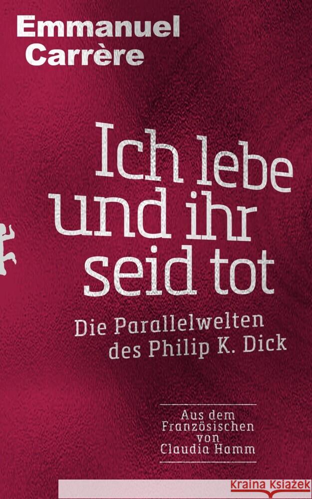 Ich lebe und ihr seid tot Carrère, Emmanuel 9783957578815 Matthes & Seitz Berlin