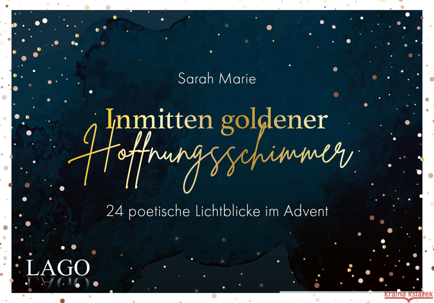 Inmitten goldener Hoffnungsschimmer Sarah Marie 9783957612441