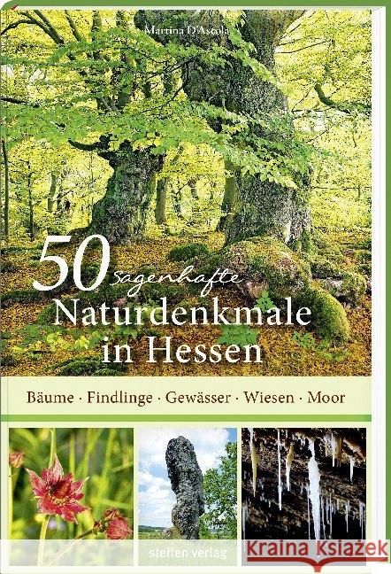 50 sagenhafte Naturdenkmale in Hessen : Bäume, Felsen, Moore, Wiesen, Gewässer D'Ascola, Martina 9783957990587 Steffen Verlag