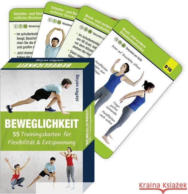 Beweglichkeit : 55 Trainingskarten für Flexibilität & Muskelentspannung Thomschke, Ronald 9783957990921