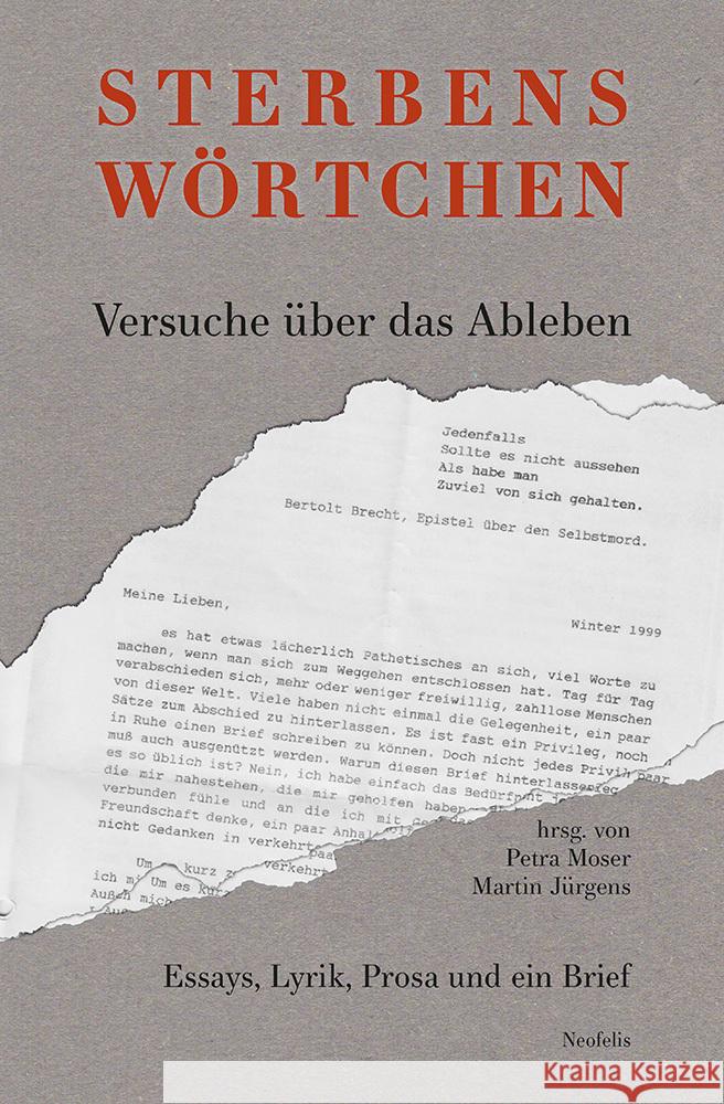 Sterbenswörtchen Baier, Lothar, Riethmüller, Maximilian, Schimmang, Jochen 9783958084216