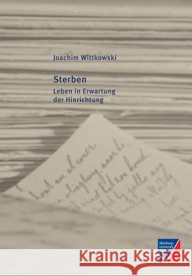 Sterben Joachim Wittkowski 9783958261068 Wurzburg University Press