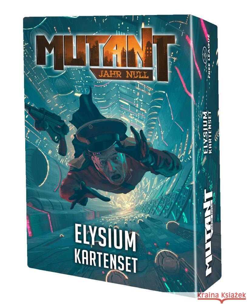 Mutant: Elysium Kartenset Free League 9783958672284 Uhrwerk