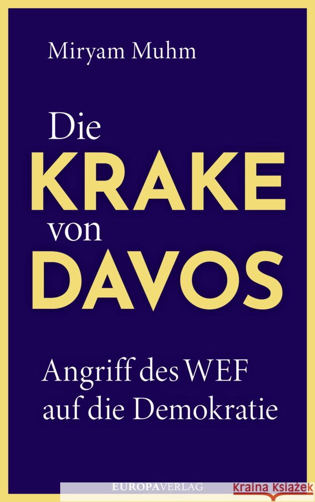 Die Krake von Davos Muhm, Miryam 9783958905306