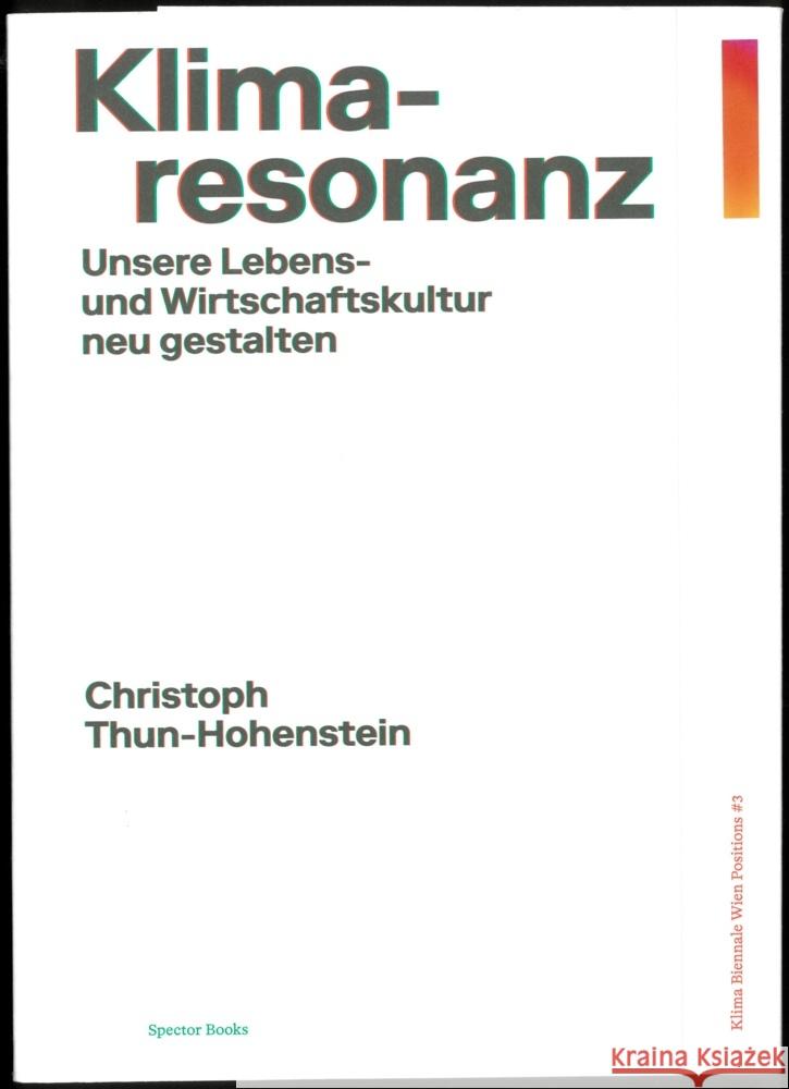 Klimaresonanz Thun-Hohenstein, Christoph 9783959058674 Spector Books