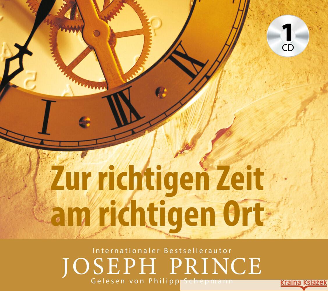 Zur richtigen Zeit am richtigen Ort, Audio-CD Prince, Joseph 9783959330305