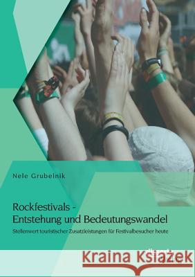Rockfestivals - Entstehung und Bedeutungswandel: Stellenwert touristischer Zusatzleistungen für Festivalbesucher heute Nele Grubelnik   9783959350020