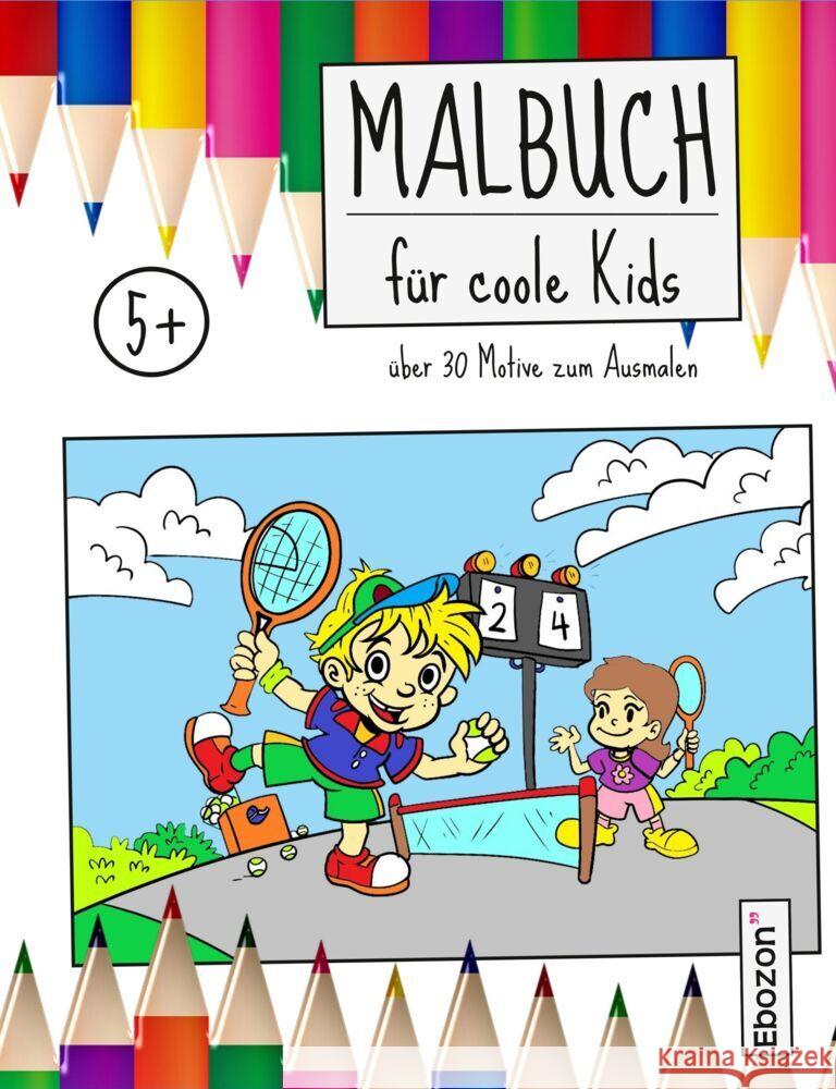 Malbuch für coole Kids Zimmermann, Dana 9783959637411