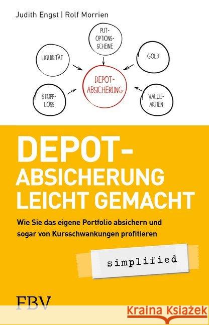 Depot-Absicherung leicht gemacht - simplified : Wie Sie das eigene Portfolio absichern und sogar von Kursschwankungen profitieren Engst, Judith; Morrien, Rolf 9783959721998