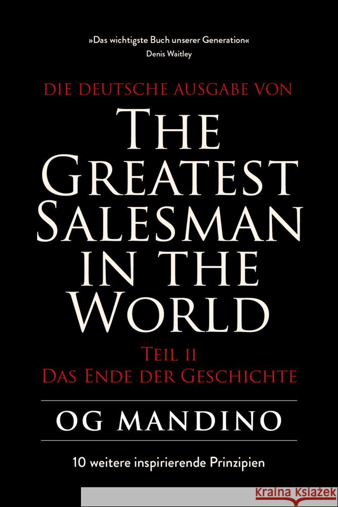 The Greatest Salesman in the World Teil II Mandino, Og 9783959727259