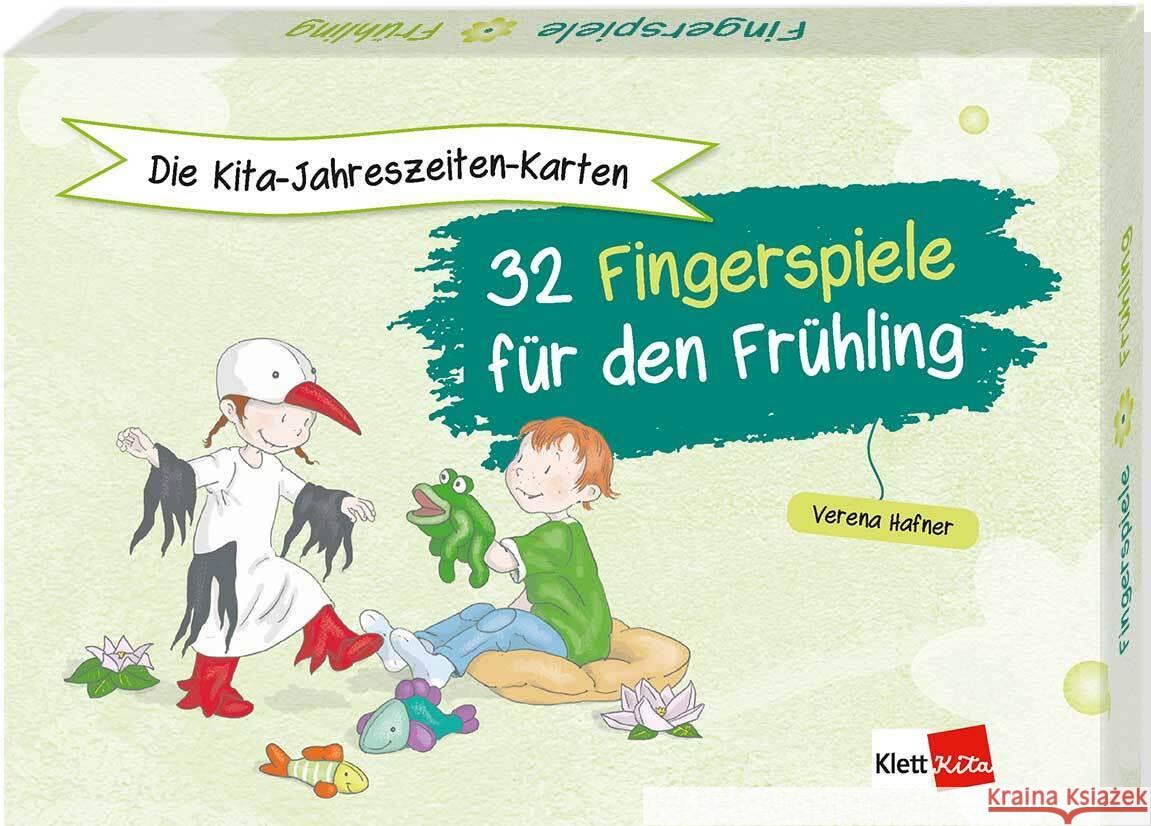 Die Kita-Jahreszeiten-Karten: 32 Fingerspiele für den Frühling Hafner, Verena 9783960462668