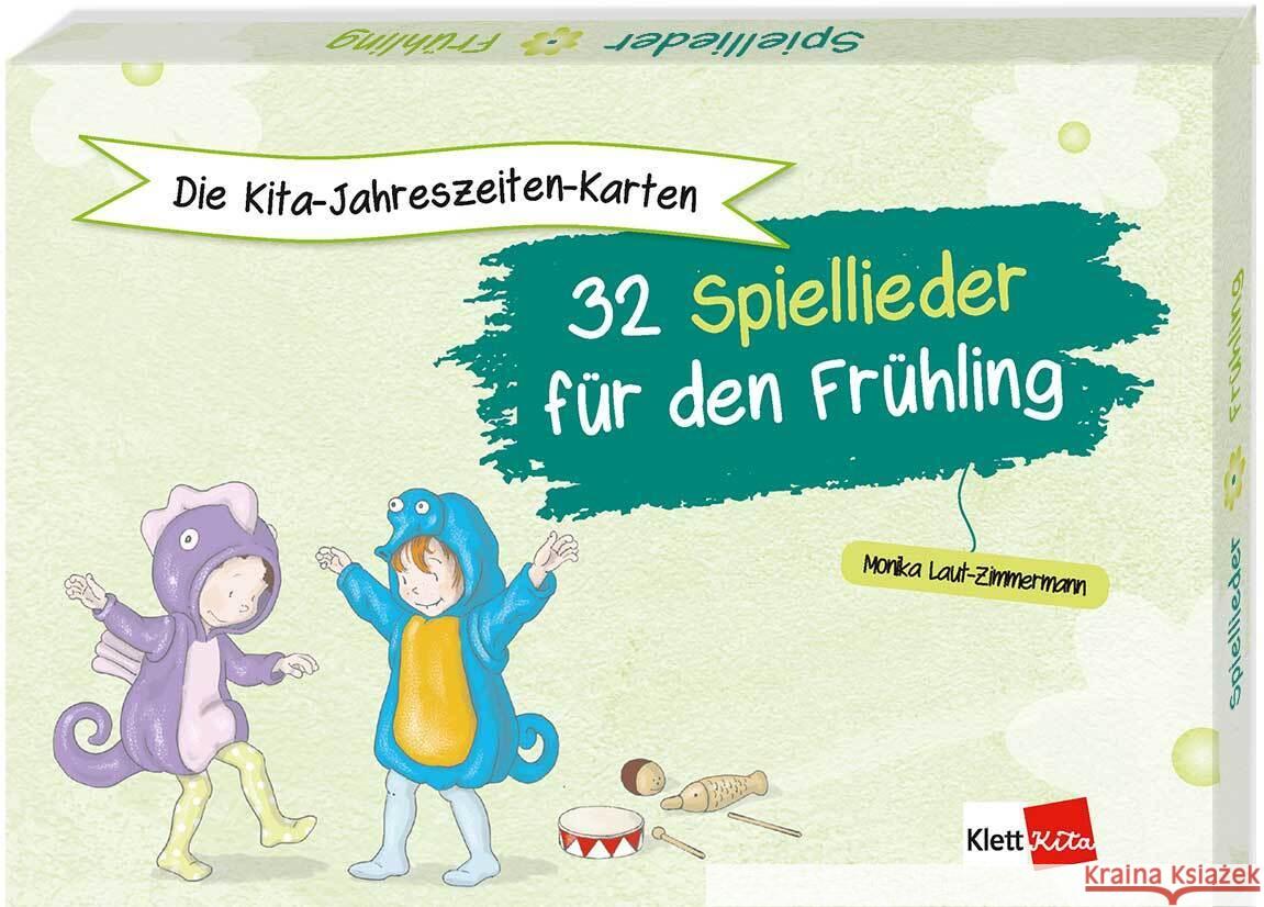 Die Kita-Jahreszeiten-Karten: 32 Spiellieder für den Frühling Laut-Zimmermann, Monika 9783960462675