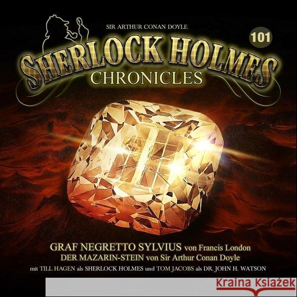 Sherlock Holmes Chronicles - Graf Negretto Sylvius / Der Mazzarin-Stein, 1 Audio-CD Doyle, Arthur Conan 9783960663843 WinterZeit AUDIOBOOKS HS