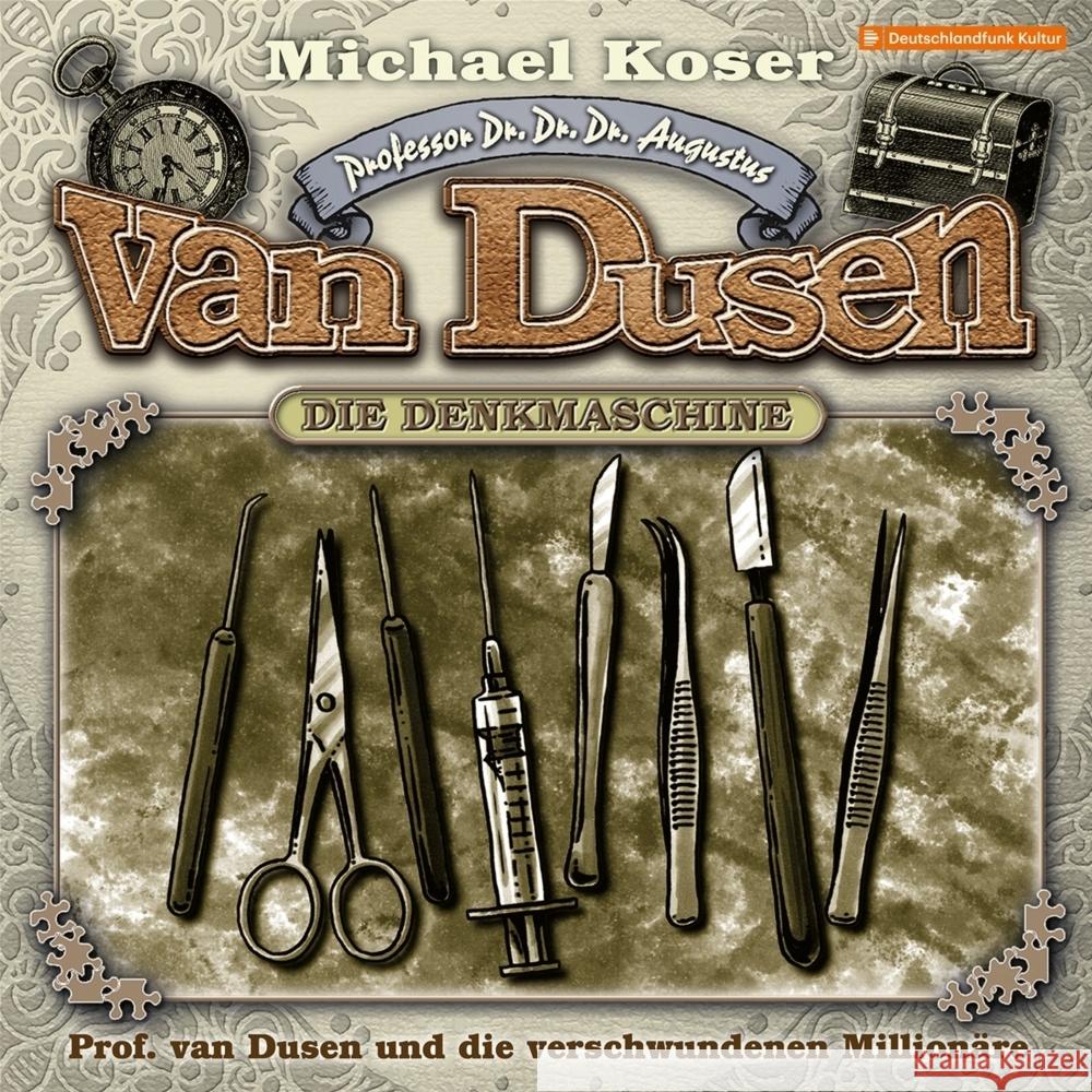 Professor van Dusen und die verschwundenen Million, 1 Audio-CD Koser, Michael 9783960664741