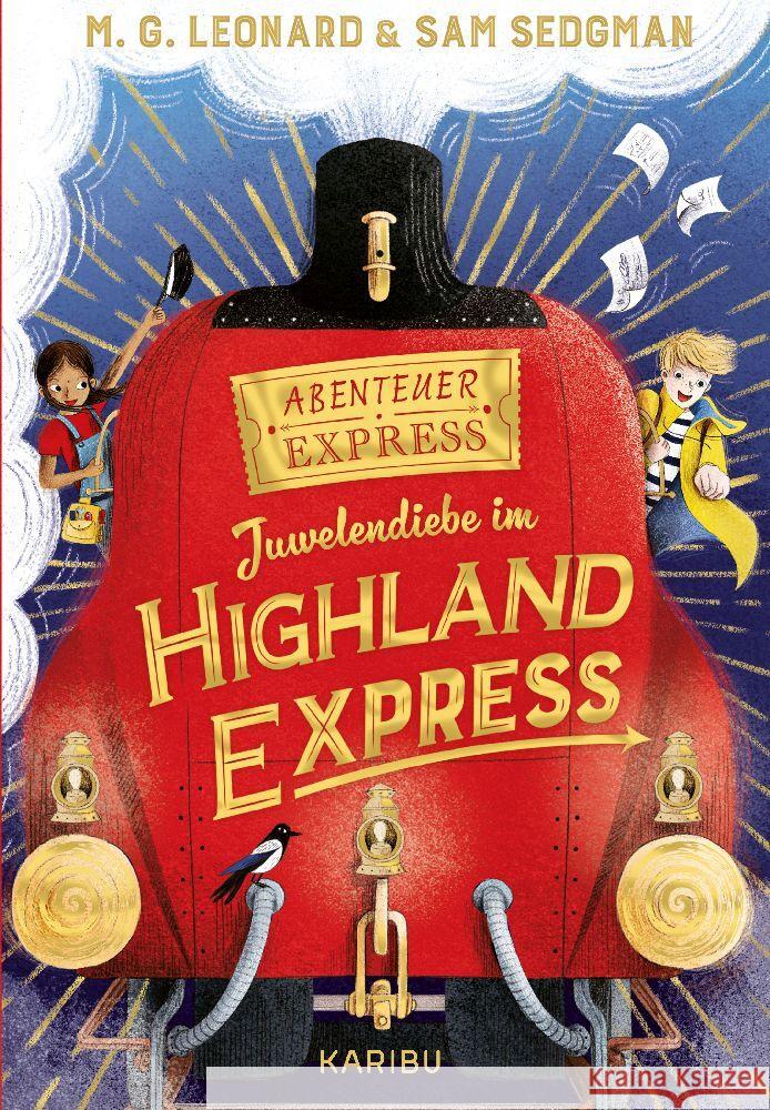 Abenteuer-Express (Band 1) - Juwelendiebe im Highland Express Leonard, Maya G., Sedgeman, Sam 9783961293896