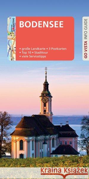 GO VISTA: Reiseführer Bodensee, m. 1 Karte : Mit Faltkarte und 3 Postkarten Habitz, Gunnar 9783961414543 Vista Point Verlag