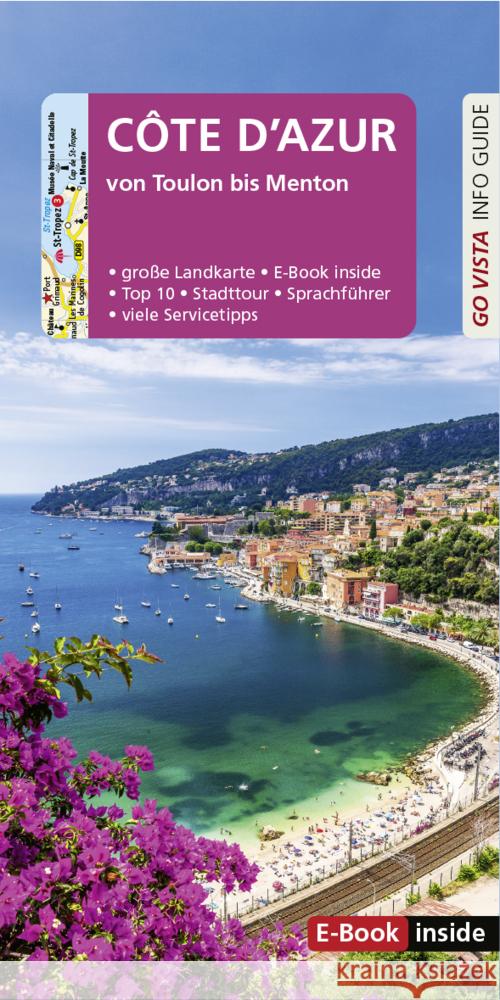 GO VISTA: Reiseführer Côte d'Azur, m. 1 Karte Lehmann, Uwe, Blisse, Manuela 9783961417971 Vista Point Verlag