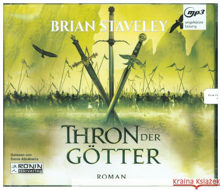 Thron der Götter, 4 MP3-CDs : ungekürzte Lesung Staveley, Brian 9783961540600