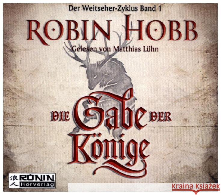 Die Gabe der Könige, 2 MP3-CDs : ungekürzte Lesung Hobb, Robin 9783961540730 Ronin Hörverlag