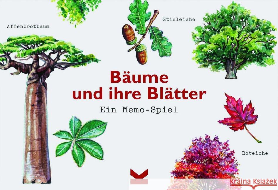 Bäume und ihre Blätter (Kinderspiele) : Ein Memo-Spiel Kirkham, Tony 9783962440442