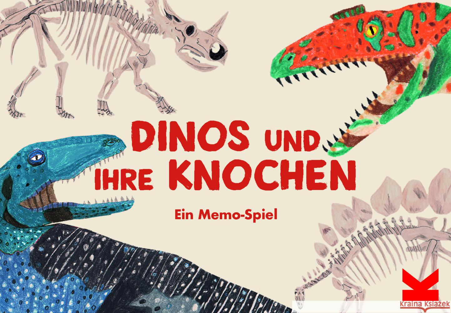 Dinos & ihre Knochen (Kinderspiele) : Ein Memo-Spiel Upchurch, Paul 9783962441616