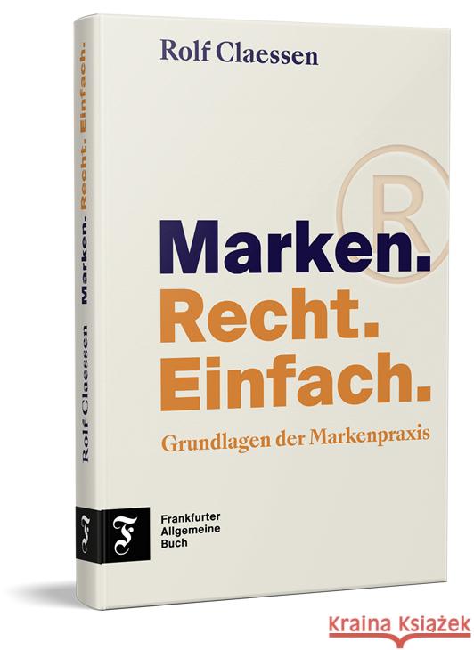 Marken. Recht. Einfach. Claessen, Rolf 9783962512187