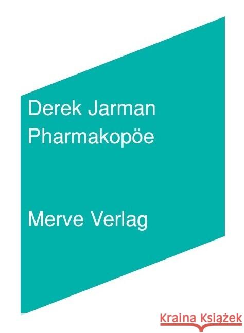 Pharmakopöe Jarman, Derek 9783962730710