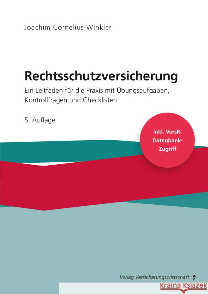 Rechtsschutzversicherung Cornelius-Winkler, Joachim 9783963293801