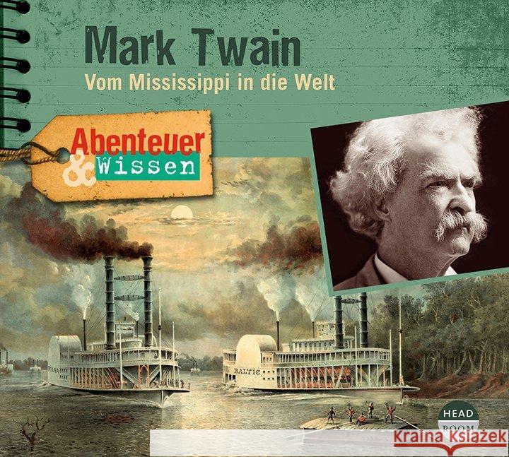 Abenteuer & Wissen: Mark Twain, 1 Audio-CD : Vom Mississippi in die Welt, Lesung Pfitzner, Sandra 9783963460128 headroom sound production