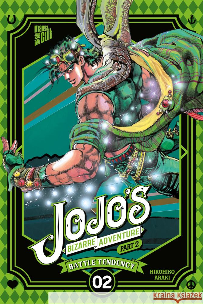 JoJo's Bizarre Adventure - Part 2: Battle Tendency 2 Araki, Hirohiko 9783964333995 Manga Cult