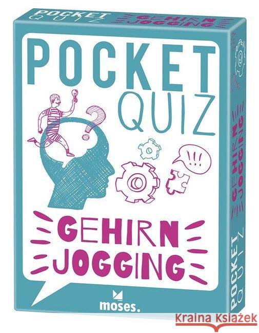 Pocket Quiz Gehirnjogging (Spiel) : 50 Aufgaben für alle mit Köpfchen! Kiefer, Philip 9783964550033