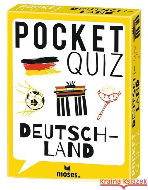 Pocket Quiz Deutschland (Spiel) Grundorf, Darren, Zimmermann, Tom 9783964550569 moses. Verlag