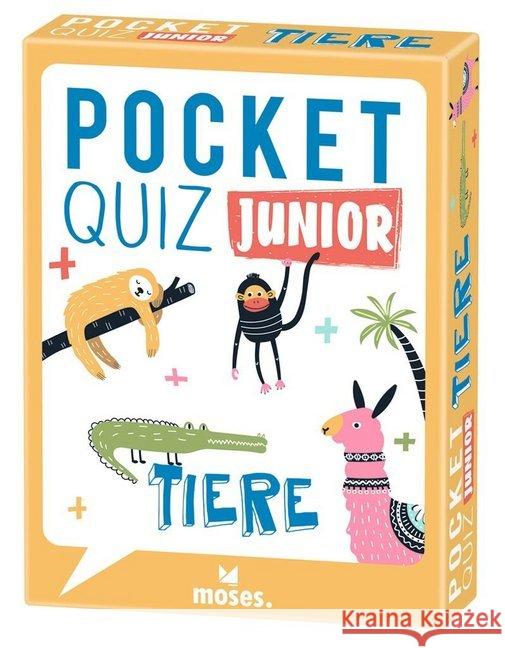 Pocket Quiz junior Tiere (Spiel) T & T media world - Die Ideealisten, Winzer, Jürgen 9783964551030 moses. Verlag