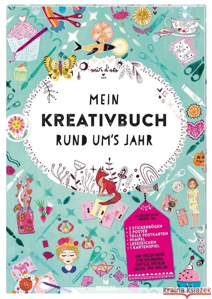 Mein Kreativbuch rund um's Jahr D'Oro, Miriam 9783964551177 moses. Verlag