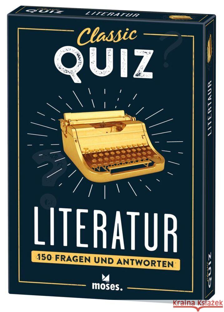 Classic Quiz Literatur Blechschmidt, Dirk 9783964551979 moses. Verlag