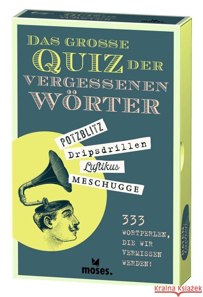 Das große Quiz der vergessenen Wörter Hatzfeldt, Gabriele 9783964552136 moses. Verlag