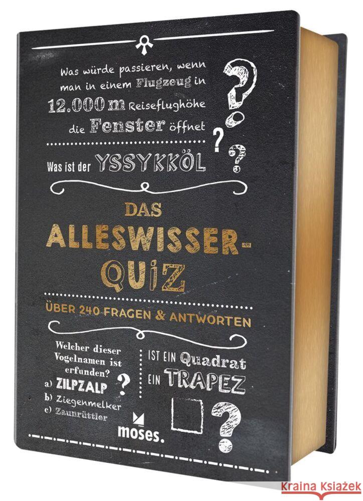 Quiz-Box Das Alleswisser-Quiz Küpper, Anke, Saatmann, Sandra, Brock, Karl 9783964552143 moses. Verlag