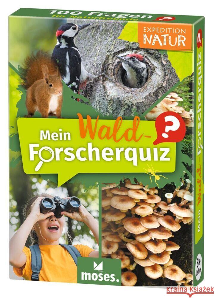 Mein Wald-Forscherquiz Vorbach, Britta, Stütze, Annett 9783964552792 moses. Verlag