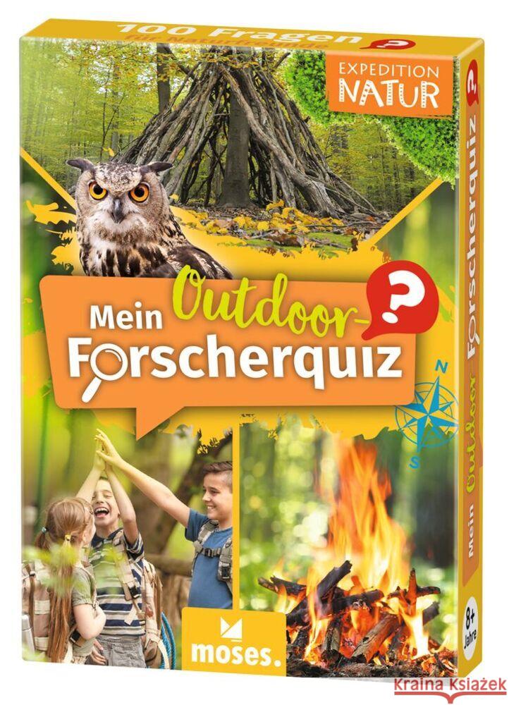 Mein Outdoor Forscherquiz Vorbach, Britta, Stütze, Annett 9783964552808 moses. Verlag